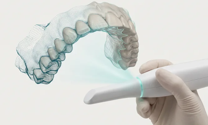 Toma de medidas con el escáner intraoral